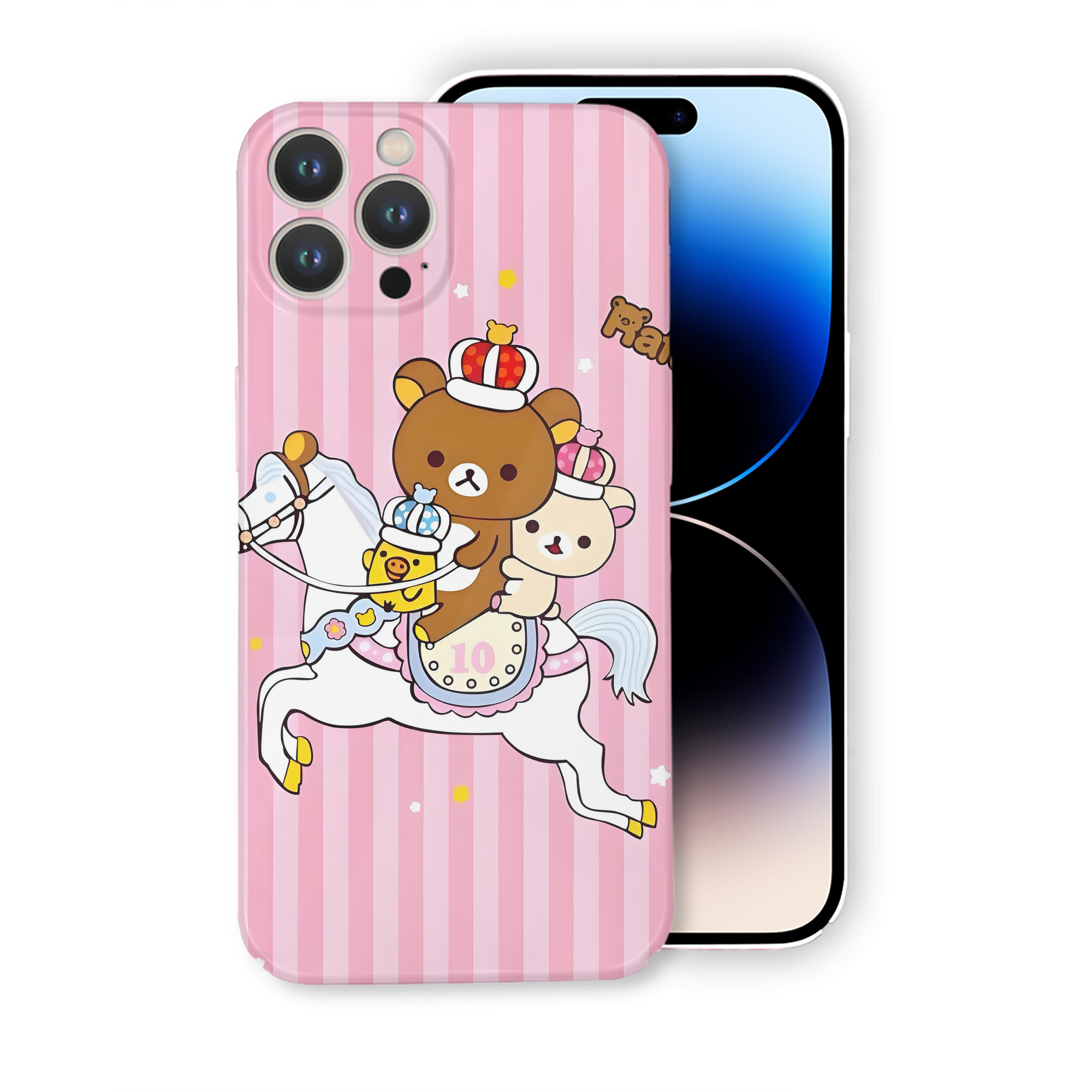 （画像用） リラックマ リラックマ キイロイトリ Rilakkuma Korilakkuma Kiiroitori 【iPhone 14シリーズ対応】ハードケース